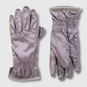 Isotoner Womens' Lined Touchscreen Gloves Purple